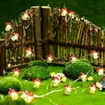 thumbnail image 3 of Mushroom Indoor String Lights Fairy Decorative Lights 10ft 30LED Battery Operated for Bedroom Kids Tent Camping Christmas Tree Room Home Décor, 3 of 6