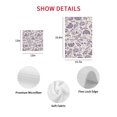 thumbnail image 7 of Purple Spring Floral Kitchen Dish Towels for Drying Dishes Set of 2, Summer Botanical Farmhouse Waffle Weave Microfiber Hand Tea Bathroom Towels Quick Dry & Absorbent Towel 15.7x23.6, 7 of 7