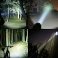 thumbnail image 2 of PeakPlus Rechargeable Tactical Flashlight LFX1000 (18650 Battery and Charger Included) - High Lumens LED, Super Bright, Zoomable, 5 Modes, Water Resistant - Best Camping, Emergency Flashligh, 2 of 5