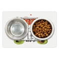 thumbnail image 1 of Avocado Pet Mat for Food and Water, Valentines Day Themed Cartoon Avocado Couple in Love with Graphic Heart Shapes, Non-Slip Rubber Mat for Dogs and Cats, 18" X 12", by Ambesonne, 1 of 1