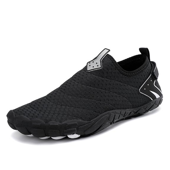 NOKIO Men's Bar𝖾𝖿oot Shoes Breathable Non-S𝗅ip Athlet𝗂c Shoes Wide Toe Hiking Water Footwear Breathable Outdoor Sport Shoes Quick-Drying S𝗅ip On Swim Shoes for Kayaking Boating