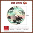thumbnail image 2 of Rateoe Tropical Summer Palm Pattern Christmas Tree Skirt with Ties , Christmas Tree Decorations, Farmhouse Christmas Decor Xmas Holiday Decorations-30", 2 of 6