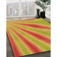 thumbnail image 3 of Ahgly Company Tapis Rectangulaire Lavable en Machine Intérieur Transitionnel Orange Rouge Orange, 7 Pieds x 10 Pieds, 3 of 7