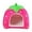 Pink, variant on CHGBMOK Cute Strawberry Cat House Indoors Winter Warm Pet Dog Bed Foldable Fleece Warm Yurt