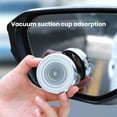 thumbnail image 4 of Pebbuoy 1 Pair Car Blind Spot Mirror Round Suction Cup 360° Rotatable Super Clear Glass Universal SUV Truck Auto Wide Angle Rearview Wing Mirror Reversing Assist Mirror, 4 of 7