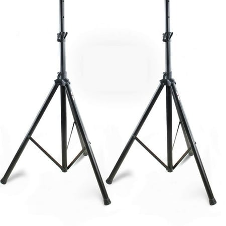 Pair of PA Speaker Stands by Hola! Music, HPS-200PA, Adjustable Tripod Height 4ft to 6ft