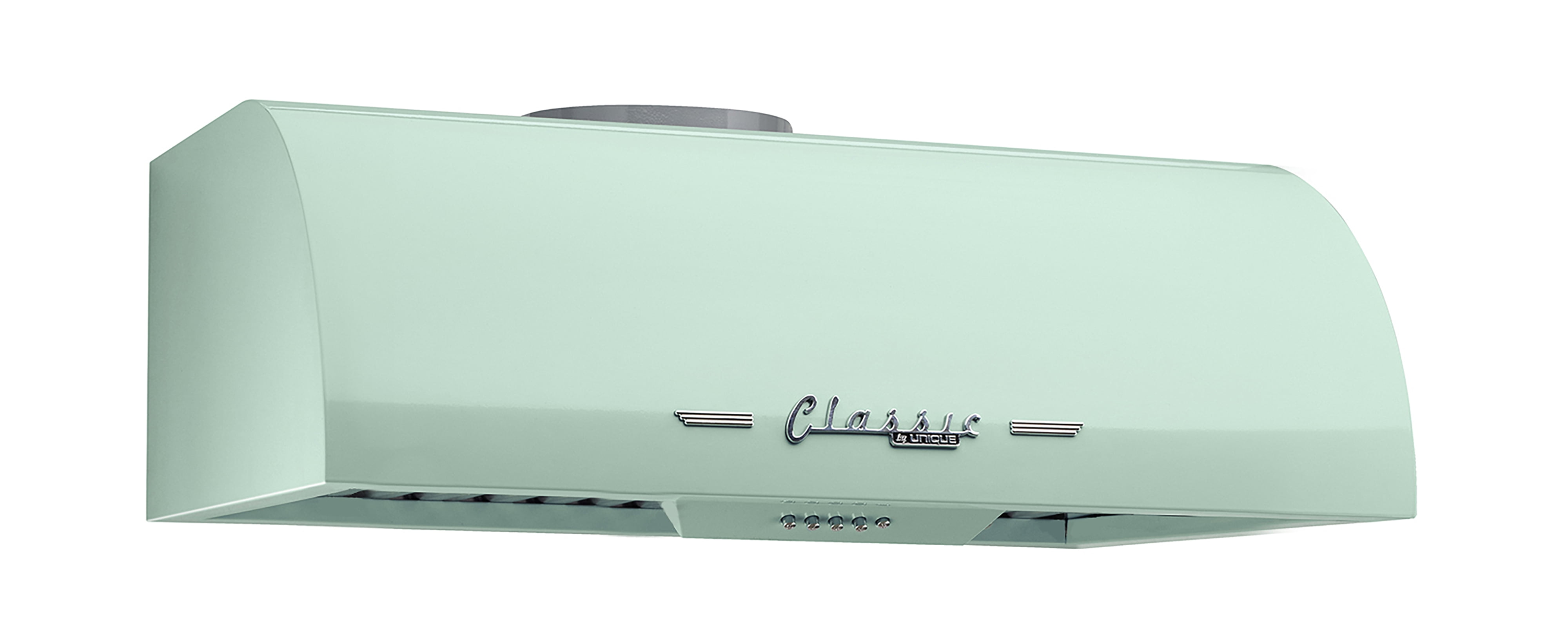 Unique Classic Retro 24" Under Cabinet Range Hood with 500 CFM and LED Lighting 110 volts in Summer Mint Green