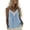 Sky Blue, variant on Women Tank Tops Sleeveless Lace Trim Linen Spaghetti Strap Cami Shirts V Neck Casual Summer Smocked Tops White M