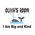 thumbnail image 1 of I am Big and Kind Whale Inspirational Customised Name Wall Decals - Kids Learning Cartoon Creative Motivational-Self Adhesive -Easy to apply and Cost Effective- Size : 20" x 14"., 1 of 4