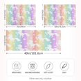 thumbnail image 2 of GZHJMY Rainbow Unicorn Stripe Satin Pillowcase for Hair and Skin Silk Pillowcase, Standard Size(20x26 inches) - Slip Cooling Satin Pillow Covers with Envelope Closure, 2 of 7