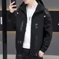 thumbnail image 2 of Chaquetas de plumón con estampado de parkas para hombre, abrigo acolchado con capucha y acolchado, promoción de invierno, ropa ligera y cálida de Corea del frío, 2 of 5