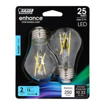 Feit Electric BPA1525950CAFL2 A15 Filament LED Bulb, 2.7 Watts, 120 Volt