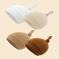 thumbnail image 3 of LOVEVER 4pcs Newborn Baby Solid Color Simple Beanie Hat, 3 of 4