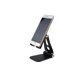 thumbnail image 3 of Soporte para teléfono de escritorio ajustable, soporte para teléfono de escritorio de aluminio, cuerpo más grande y brazos más largos, súper estable, compatible con todos los teléfonos, iPhone, iPad, tabletas (4-10") - Negro ER, 3 of 4