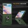 thumbnail image 3 of ELEHOLD Hybrid Rugged Case for Samsung Galaxy Z Flip 7 2025 ,  Metal Magnetic 360° Rotating Ring Holder Kickstand Shockproof Heavy Duty Case for Samsung Galaxy Z Flip 7,Armygreen, 3 of 8