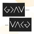 thumbnail image 5 of Christian God is Greater Than The Highs and Lows Cross Black Flag 3 x 5 Feet Preppy Room Decor Funny Flags Aesthetic Dorm Room Flags Outdoor Large Flags for Room Teen Girls, 5 of 9