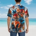 thumbnail image 5 of Haiem 3D Butterfly Printed Hawaiian Shirt for Men - Men’s Casual Beach Summer Shirts - Stretch Fabric with Modern Fit-XX-Large, 5 of 7