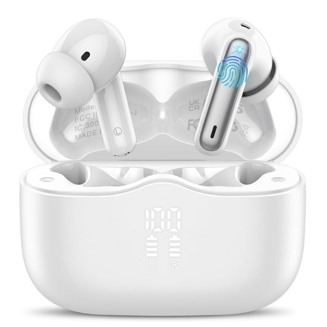 Auriculares inalámbricos xinwld A97 Bluetooth 5.4 40H Playtime IP7 blancos