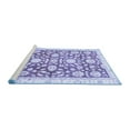 thumbnail image 2 of Ahgly Company Machine Washable Indoor Rectangle Oriental Blue Traditional Area Rugs, 2' x 3', 2 of 4