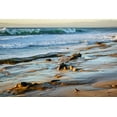 thumbnail image 2 of Collins, Ann 24x17 White Modern Wood Framed Museum Art Print Titled - California-La Jolla-Surf breaking off Coast Blvd Park, 2 of 4