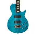 thumbnail image 3 of Sawtooth Americana Heritage Series 24 Fret 5-String Electric Bass Guitar with Fishman Fluence Pickups and Padded Gig Bag, Cali Blue Flame, 3 of 8