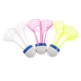 thumbnail image 3 of 3Pcs Shuttlecocks for Badminton Practice with Nylon and Foam Multi Color 11.8*2.8*2.8in, 3 of 8