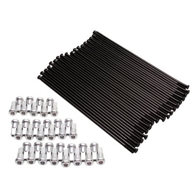 Motorcycle Spoke Kit - Front 21" Black for KTM 250 EXC 4-Stroke 2003-2005