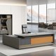 thumbnail image 2 of Study Computer Desk Gaming Organizer Corner Standing Office Desk Conference Drawers Escritorios De Oficina Desk Accessories My Lux Decor Round, 2 of 12