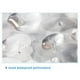 thumbnail image 4 of 1 cortina de ducha con ganchos de PVC impermeable resistente al moho antibacteriano 3D blanco Semi t Tomshoo 180cm * 200cm, 4 of 7
