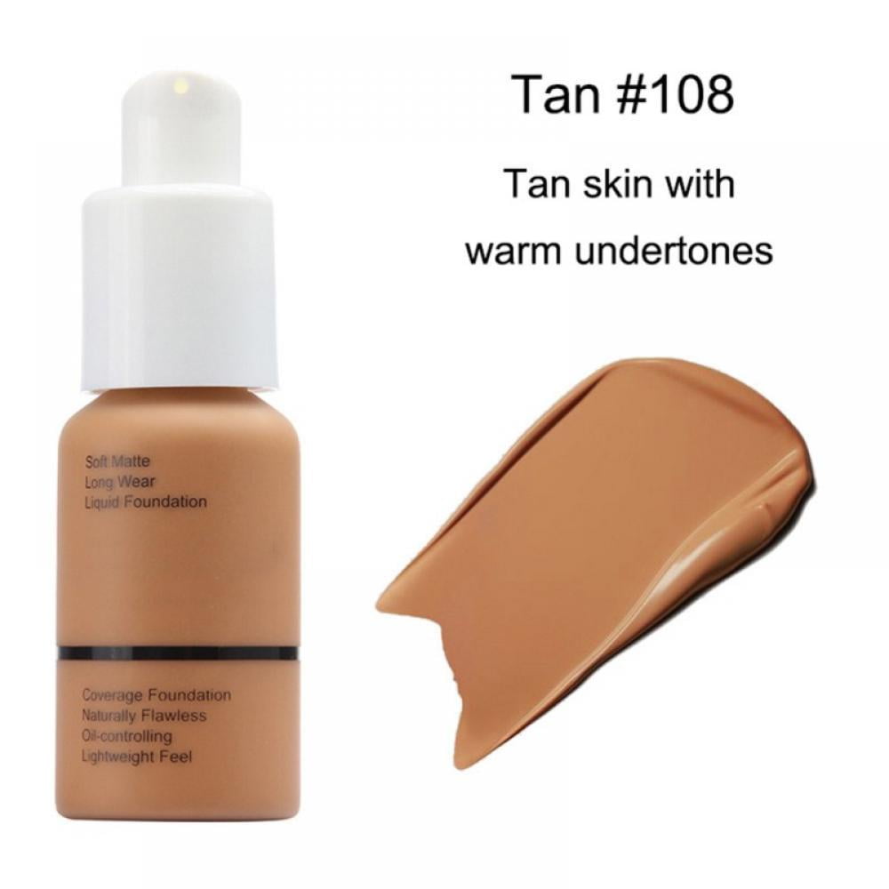 30ml Full Coverage Foundation Flawless Concealer Foundation Matte Oil