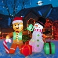 thumbnail image 3 of Hinchables navideños COOLWUFAN Gingerbread Man & Snowman 6f, 3 of 9
