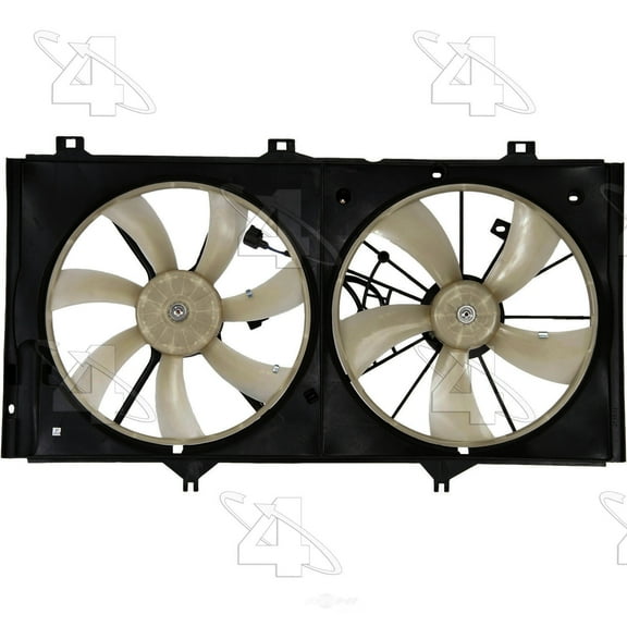 Dual Radiator and Condenser Fan Assembly Fits select: 2007-2010 TOYOTA CAMRY, 2006-2008 TOYOTA AVALON
