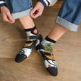 thumbnail image 3 of Pofeuu Pineapple With Black Glasses Print 30cm Socks, Adult Running Hiking Socks for Youth and Adult, 3 of 7