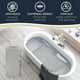 thumbnail image 2 of Alfombra de baño Homerella® antideslizante, resistente al moho, 90 x 40 cm, con ganchos, 2 of 7