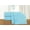 Aqua Blue, variant on Elegant Comfort 1800 Series Deep Pocket 4pc Bed Sheet Set , Split King , Black