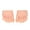 Light skin tone, variant on KUFptva 1 Pair Practice Fake Foot Flexible Movable Soft Silicone Fake Foot Prosthetic Manicure Tool for Nails Training Display