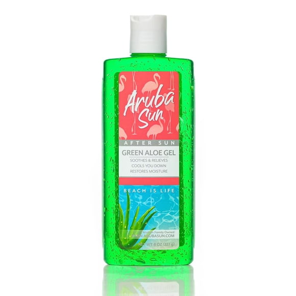 Gel refrescante de aloe vera verde para después del sol ARUBA SUN 240 ml