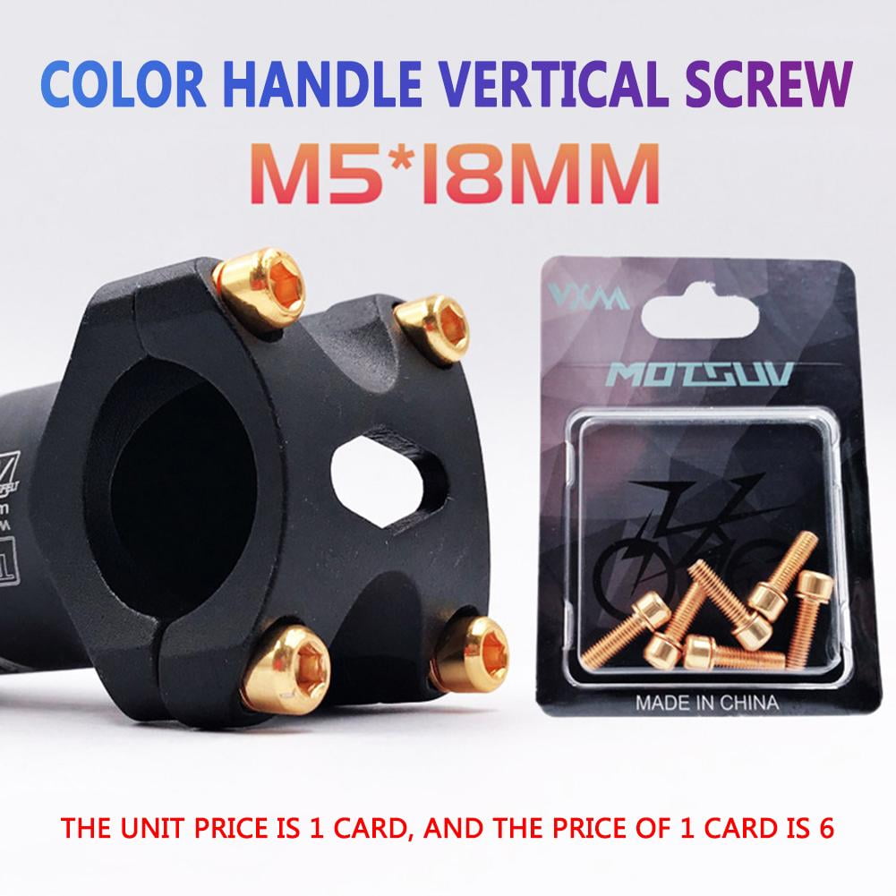 Bremshebelschraube M5 X 18mm Aus Titanlegierung - Für Fahrrad Bremsgriff & Sattelstütze