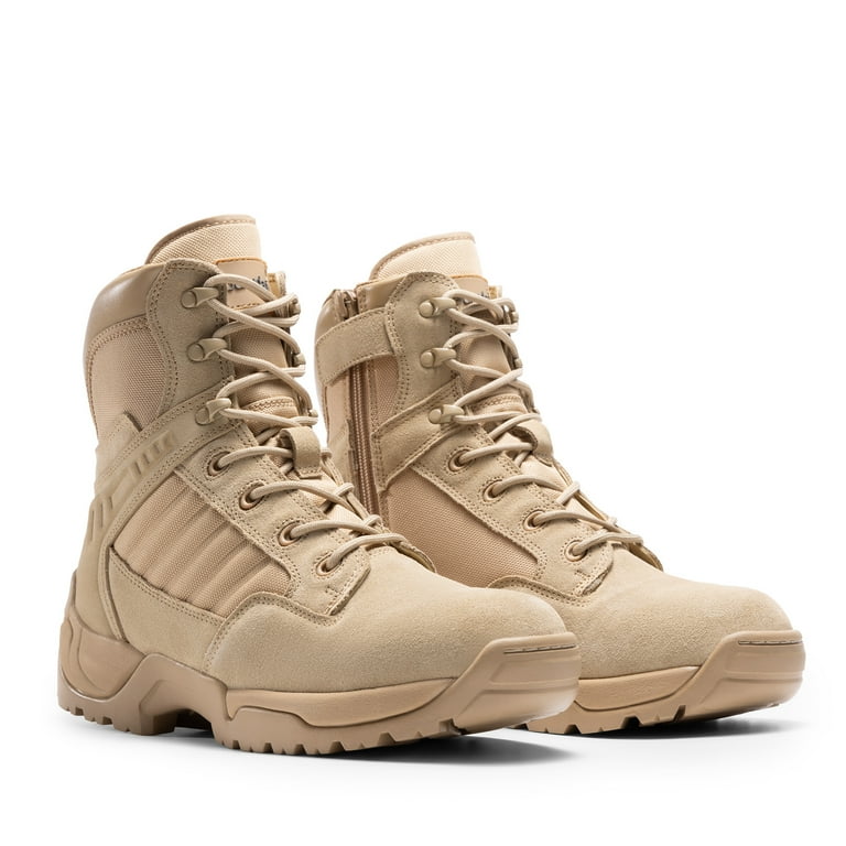 Burudani Tactical Desert Tan Suede Lace-Up Boots size 9 BURUDANI Men main image 4