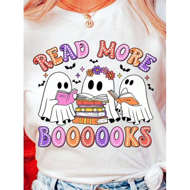 Teacher Halloween Read More Books Tees Teaching Life T-Shirt