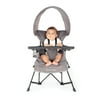 Go With Me Jubilee Deluxe Portable Infant Chair, Removable Canopy, Gray