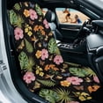 thumbnail image 2 of Garronmavis Tropical Floral Butterfly Car Seat Towel Cover 1 PC Sweat Stain Resistant Breathable with Storage Bag Multi-Functional Universal Fit for Cars SUVs Trucks Sedans Vans Post Workout Use, 2 of 9