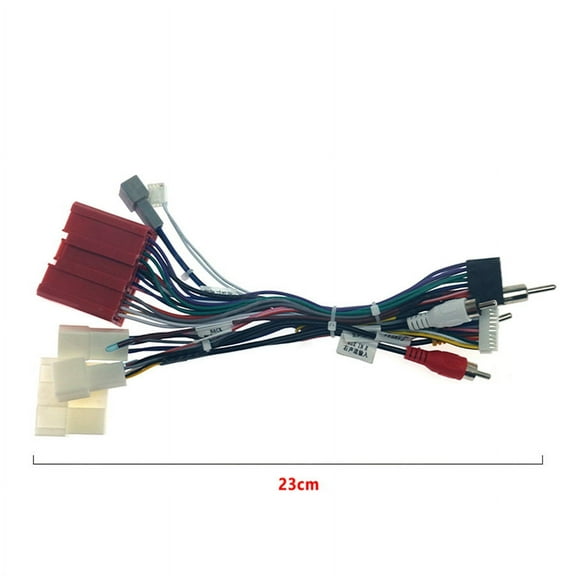 Zyutaosan Car 16Pin Audio Wiring Harness With Canbus Box For Mazda 6 Cx-5 Stereo Installation Wire Adapter