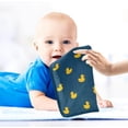 thumbnail image 5 of 5 PCS Funny Ducks Pattern Baby Muslin Washcloths, Soft Absorbent Face Towel Burp Cloths Cotton Bath Wipes Infant Wash Cloth for Newborn Boys Girls, 5 of 7