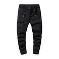 thumbnail image 1 of toraway Mens Shorts Casual 10 Inch Inseam Male Cargo Pants Solid Color Multi Pocket Tether Stretch Solid Color Pants 32, 1 of 3