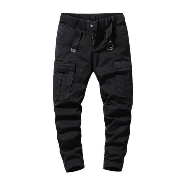 toraway Mens Shorts Casual 10 Inch Inseam Male Cargo Pants Solid Color Multi Pocket Tether Stretch Solid Color Pants 32