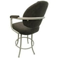 thumbnail image 2 of Tobias Designs 26" Swivel Counter Stool in Sanora Brown on Beige, 2 of 3