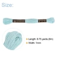 thumbnail image 2 of Unique Bargains Lake Blue Embroidery Floss, 8m - 12 Skeins, 2 of 6