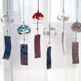 thumbnail image 4 of Campana de viento japonesa, campanas de viento de cristal Floral, hogar, sala de estar, oficina, Cosplay, decoración colgante sidaley JJ22695-07B, 4 of 6