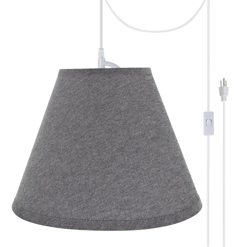 Aspen Creative 7229221 OneLight PlugIn Swag Pendant Light Conversion